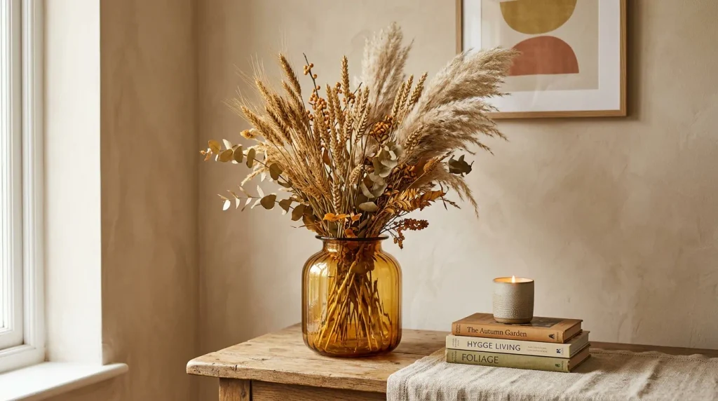 Amber Glass Vase