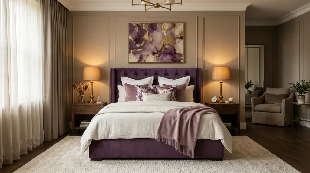 Amethyst Upholstered Bed