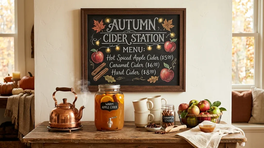 Apple Cider Station