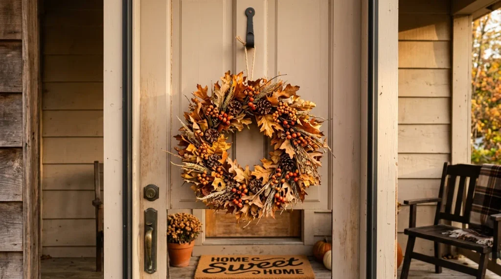 Autumn Wreath Display