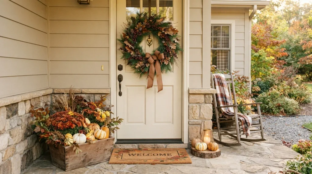 Plaid Ribbon Wreath