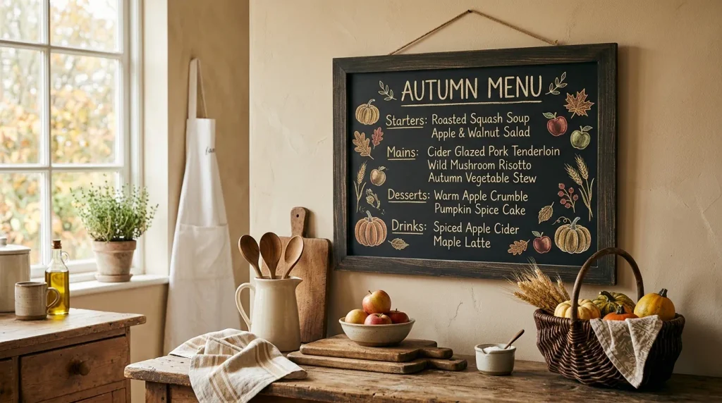 Farmhouse Kitchen Menu