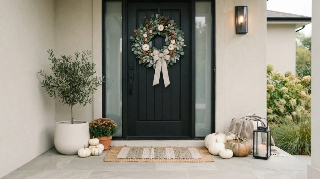 Eucalyptus Pumpkin Wreath