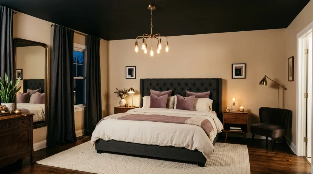 Black Accent Ceiling