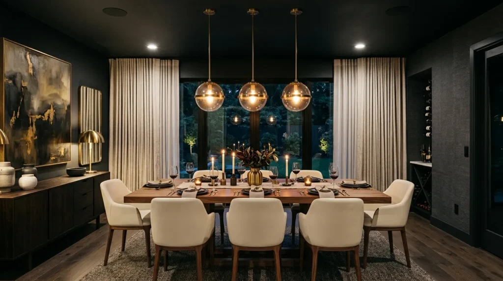 Black Ceiling Detail