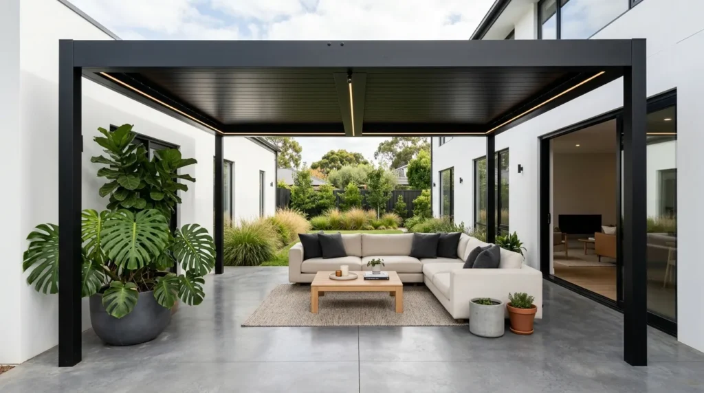 Black Framed Canopy
