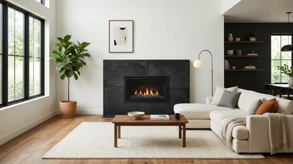 Black Tile Surround