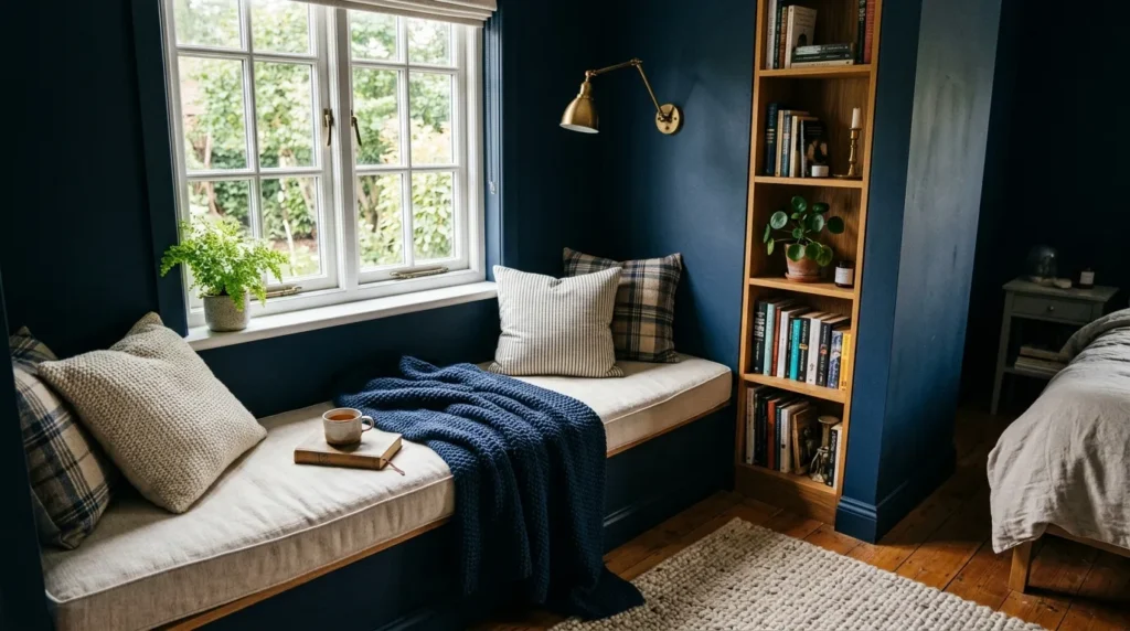 Blue Bedroom Nook