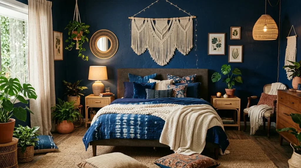 Blue Boho Textures