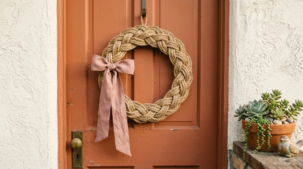 Braided Rope Wreath