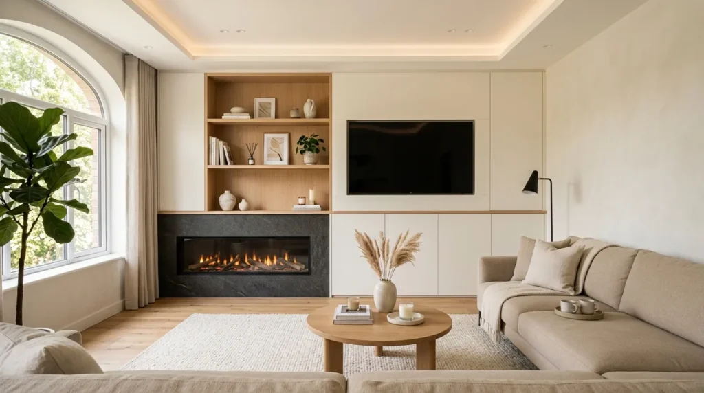 Built-In Media Wall