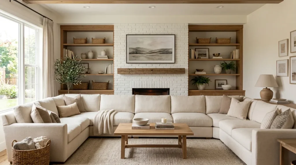 Built-In TV Fireplace