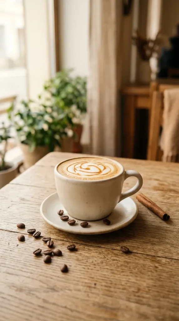 Caramel Coffee Background
