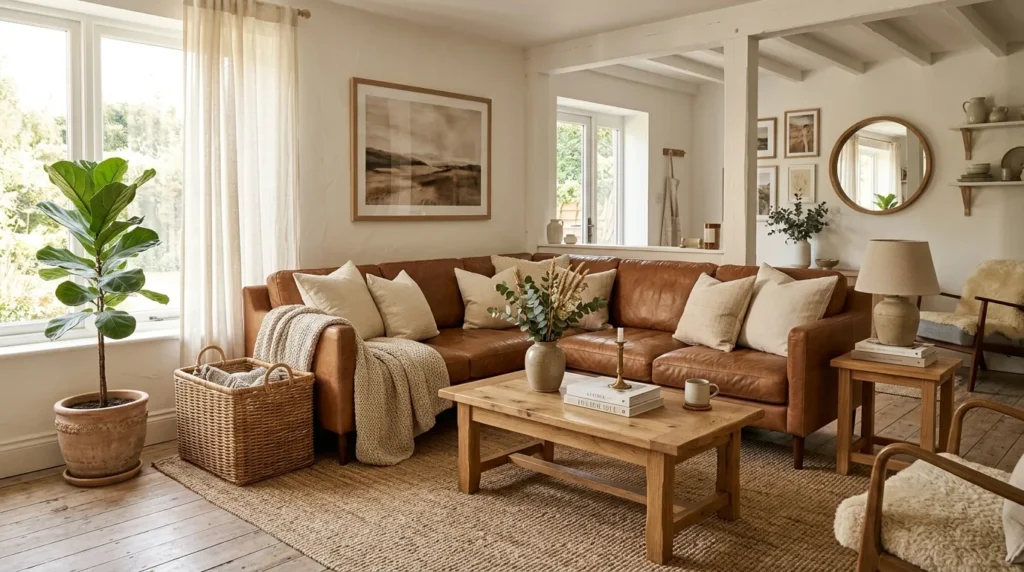 Caramel Leather Seating