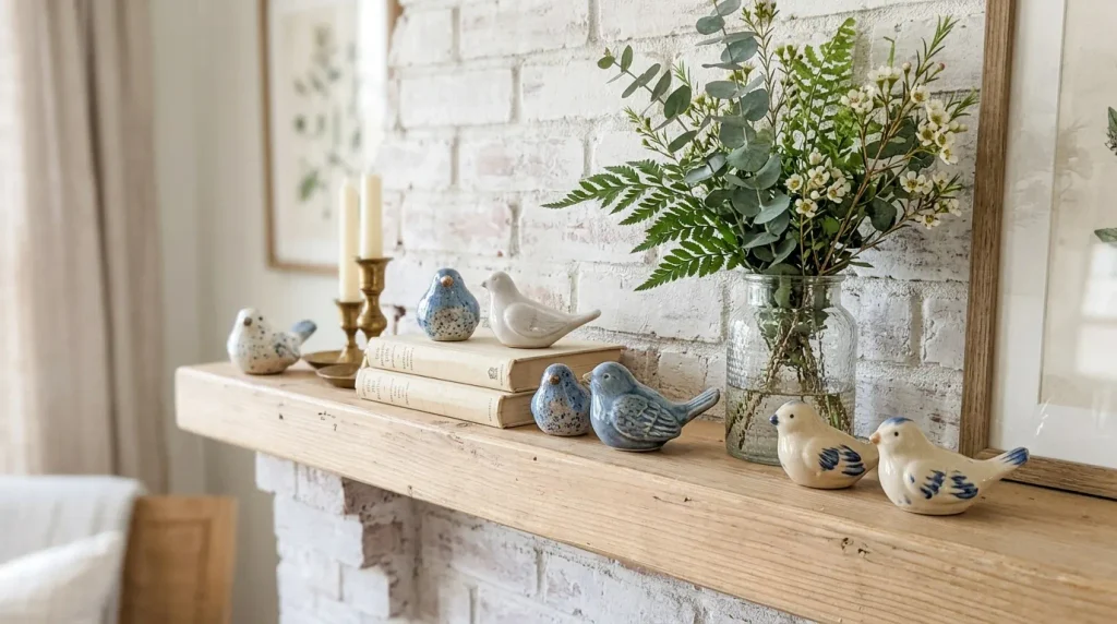 Ceramic Bird Figurines