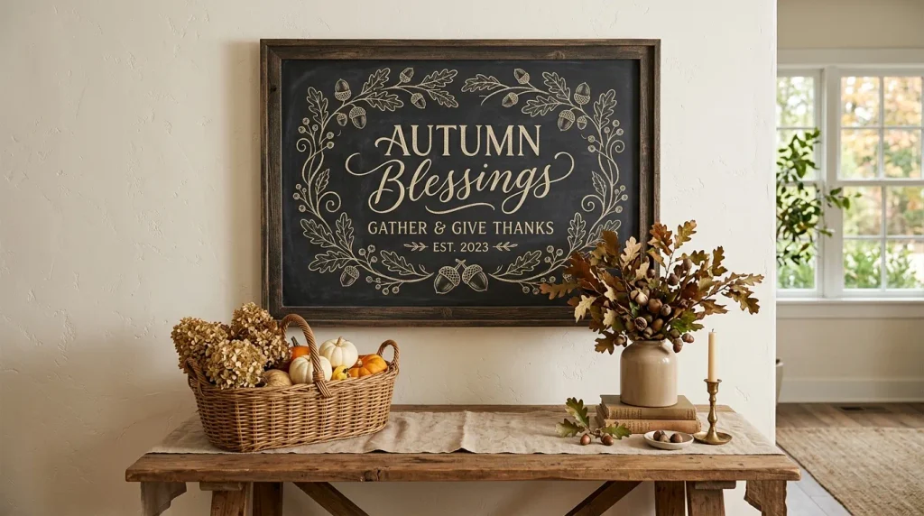 Acorn Garland Border