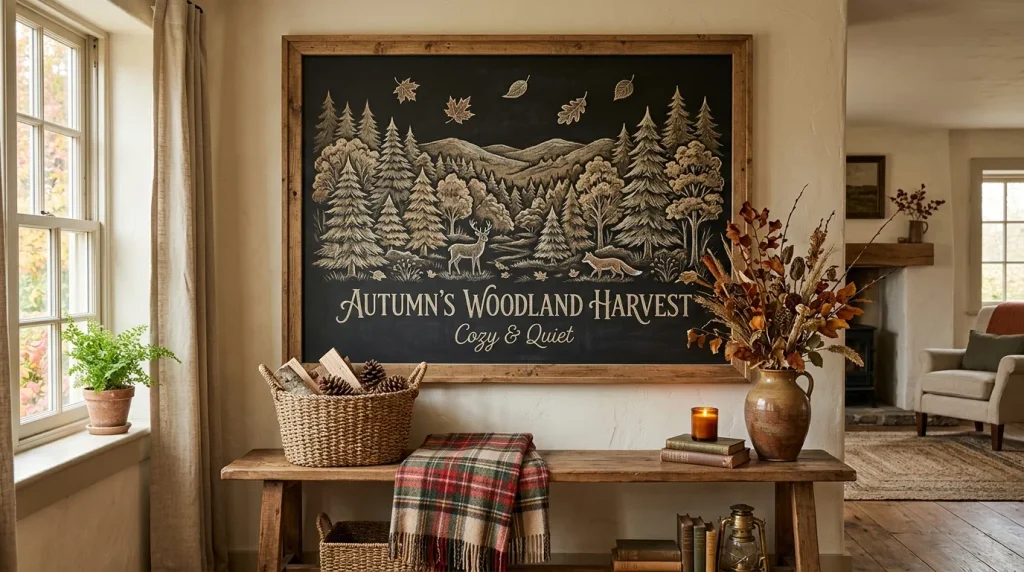 Woodland Fall Scene