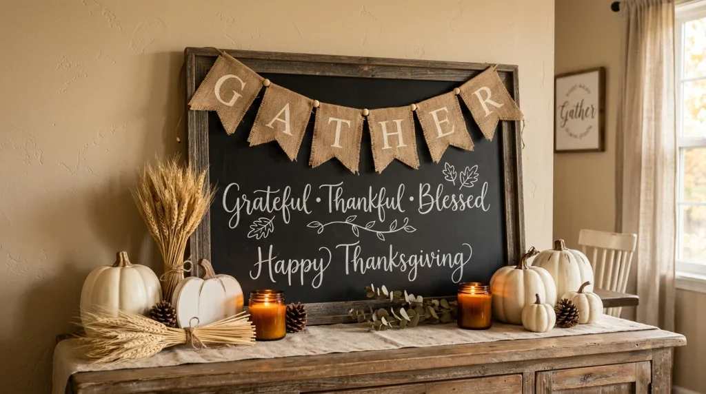 Burlap Banner Accent