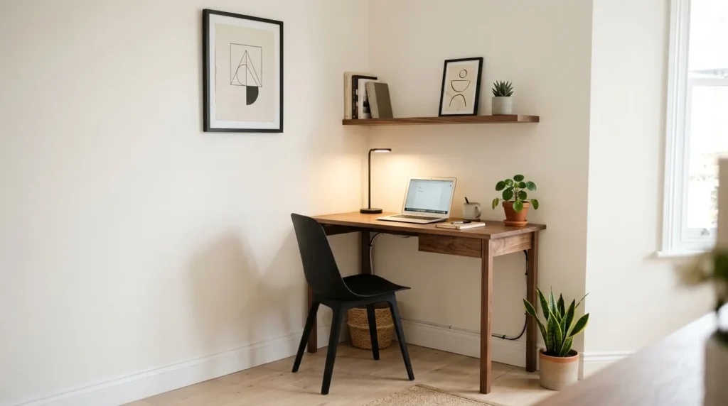 Compact Corner Workspace