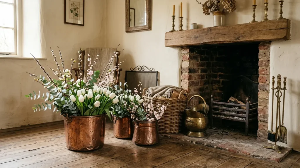 Copper Garden Buckets