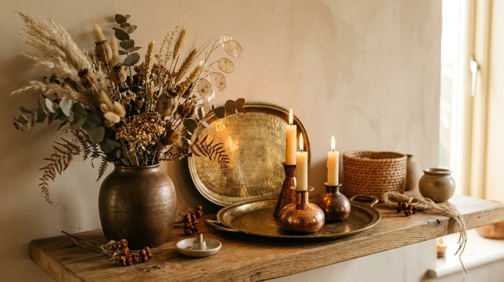 Copper and Brass Accents