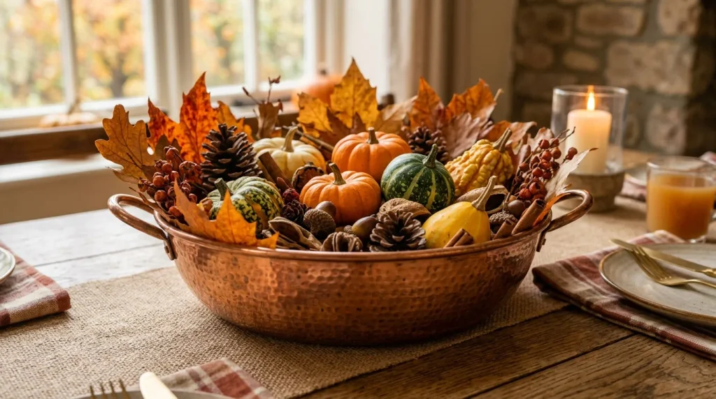 Copper Leaf Bowl