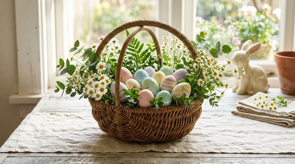 Daisy Egg Basket