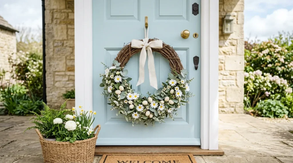 Daisy Egg Wreath