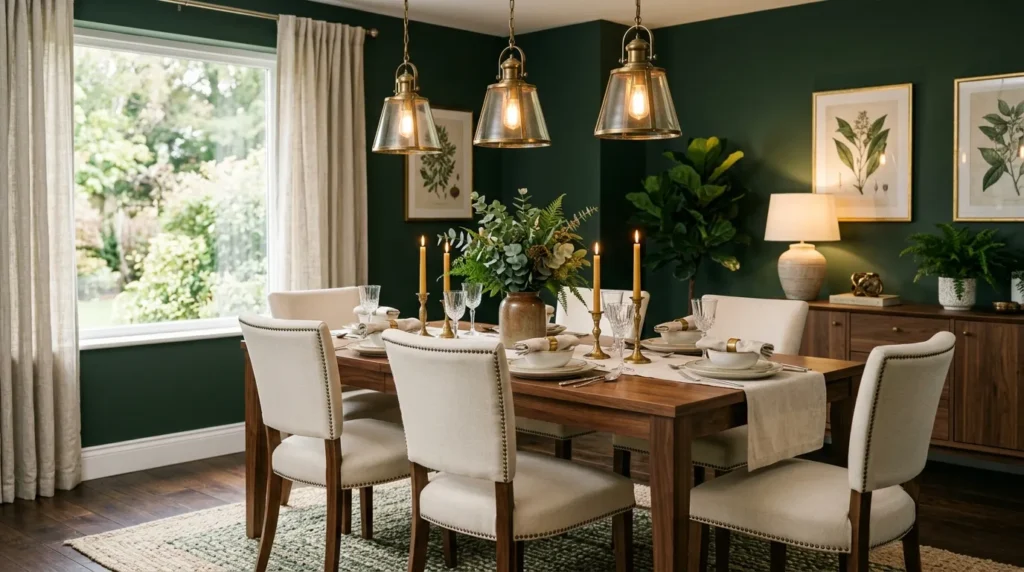 Deep Green Walls