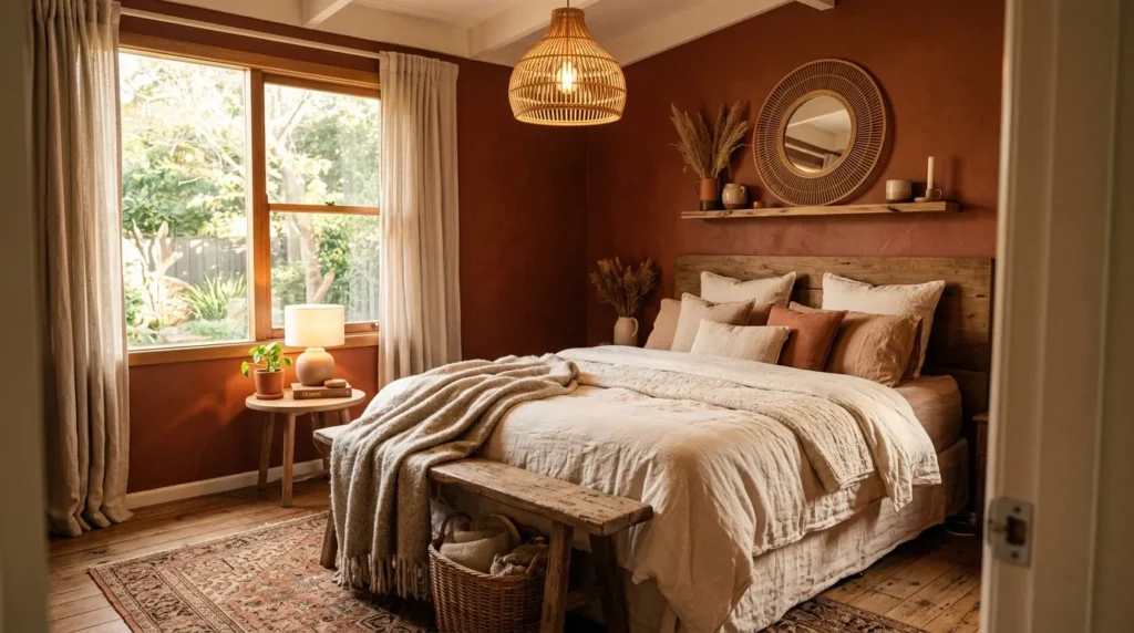 Deep Terracotta Walls