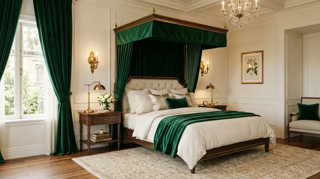 Emerald Canopy Bed