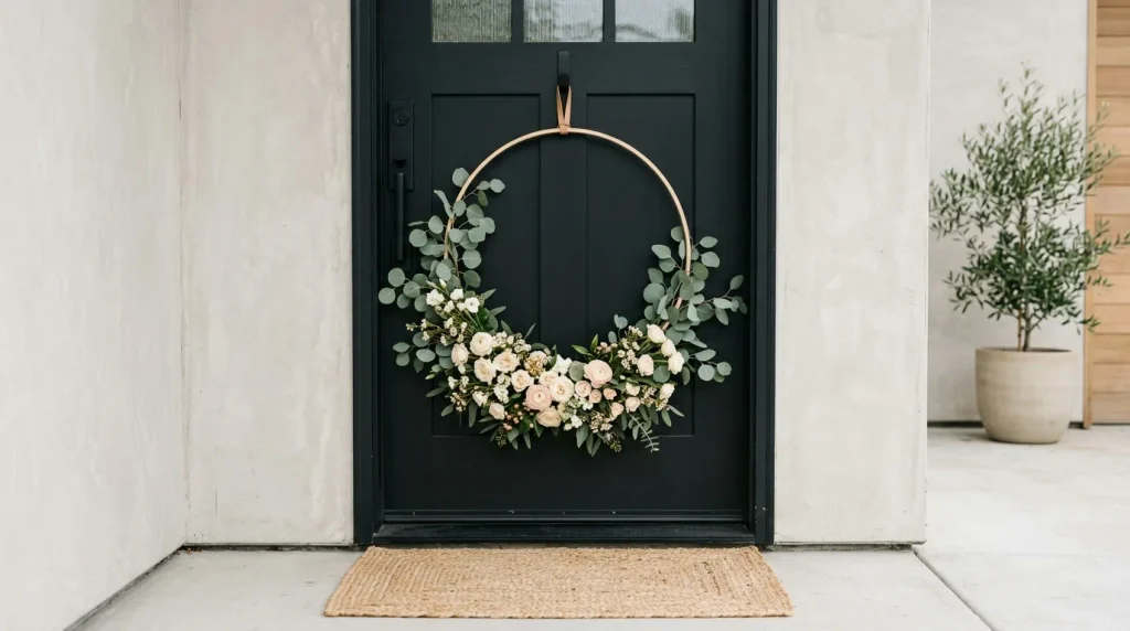 Eucalyptus Floral Hoop