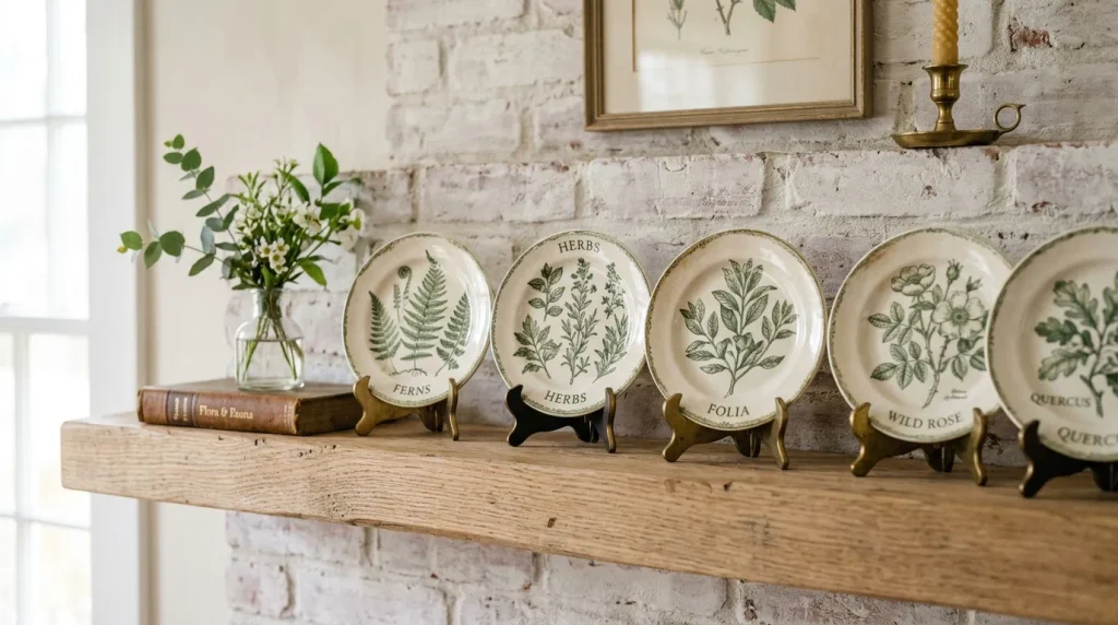 Faded Botanical Plates