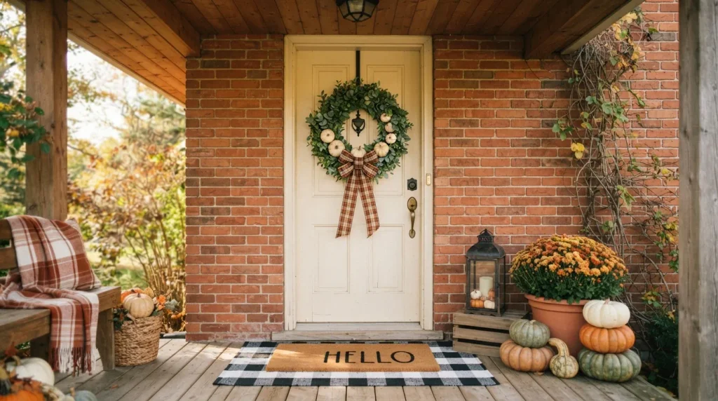 Plaid Pumpkin Bow