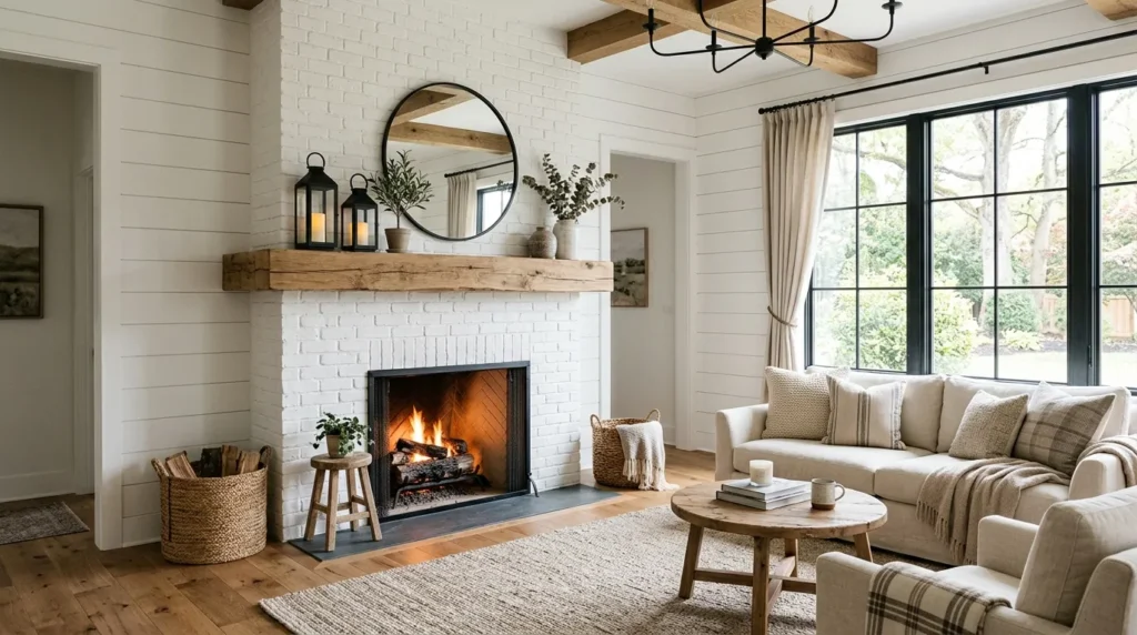 Farmhouse Shiplap Surround