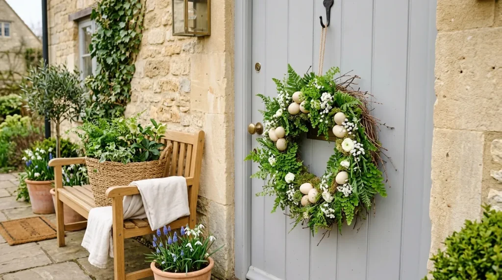 Fern And Egg Wreath