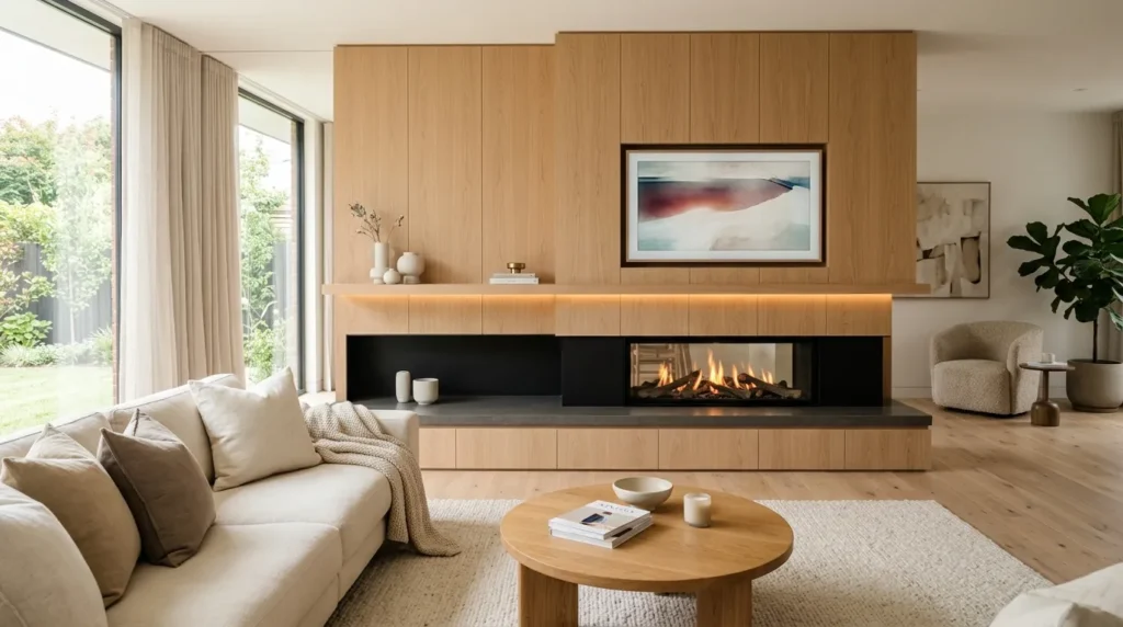 Fireplace Feature Cabinet
