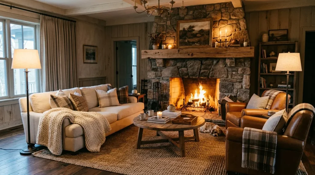 Fireplace With Cozy Seating