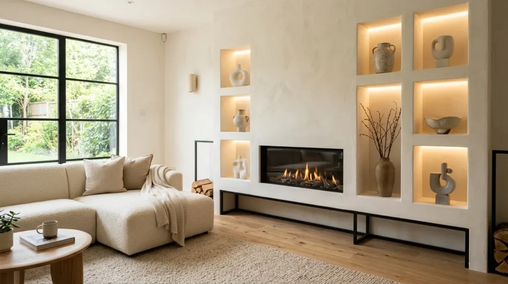 Fireplace With Niches