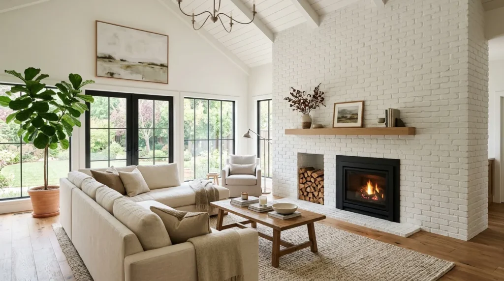 Floor-To-Ceiling Brick