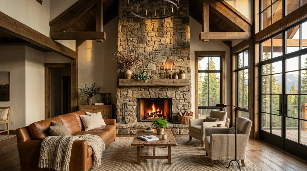 Floor-to-Ceiling Stone
