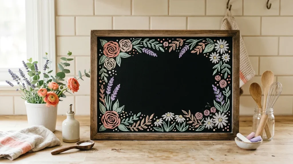 Floral Border Frame