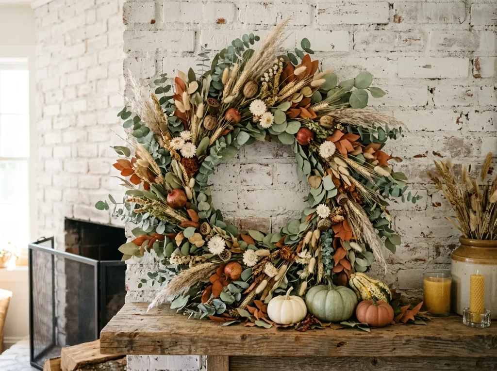 Autumn Wreath Lean