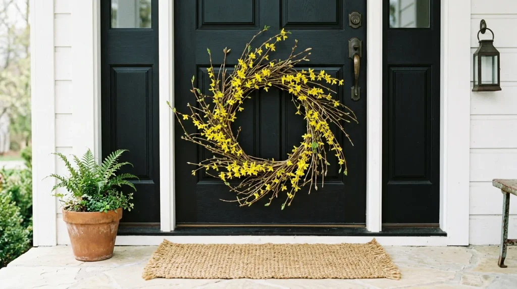 Forsythia Branch Circle