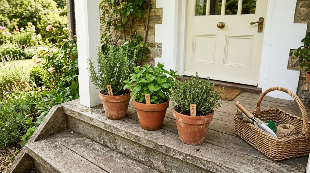 Fresh Herb Pots