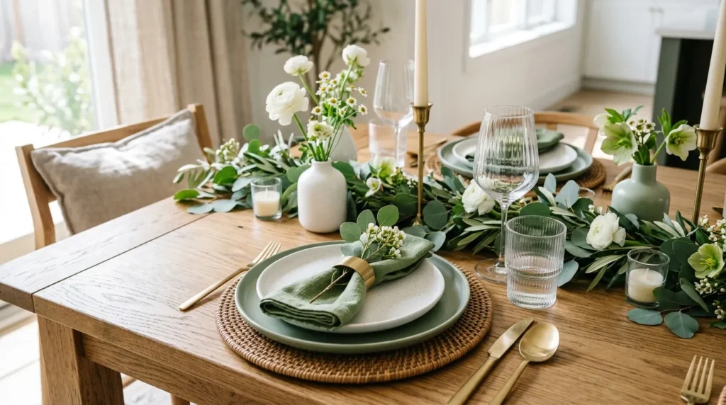 Green And White Layers