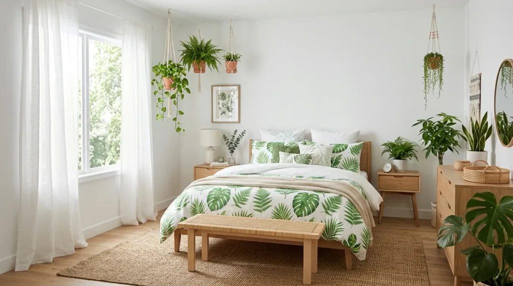 Green and White Botanical Theme
