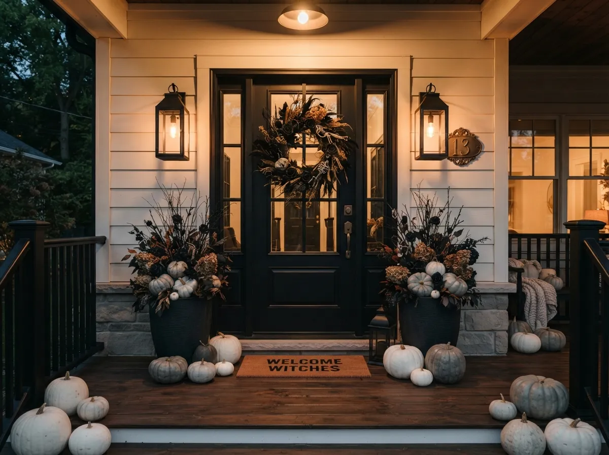halloween front porch ideas