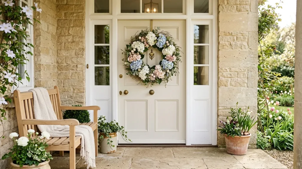 Hydrangea Spring Wreath