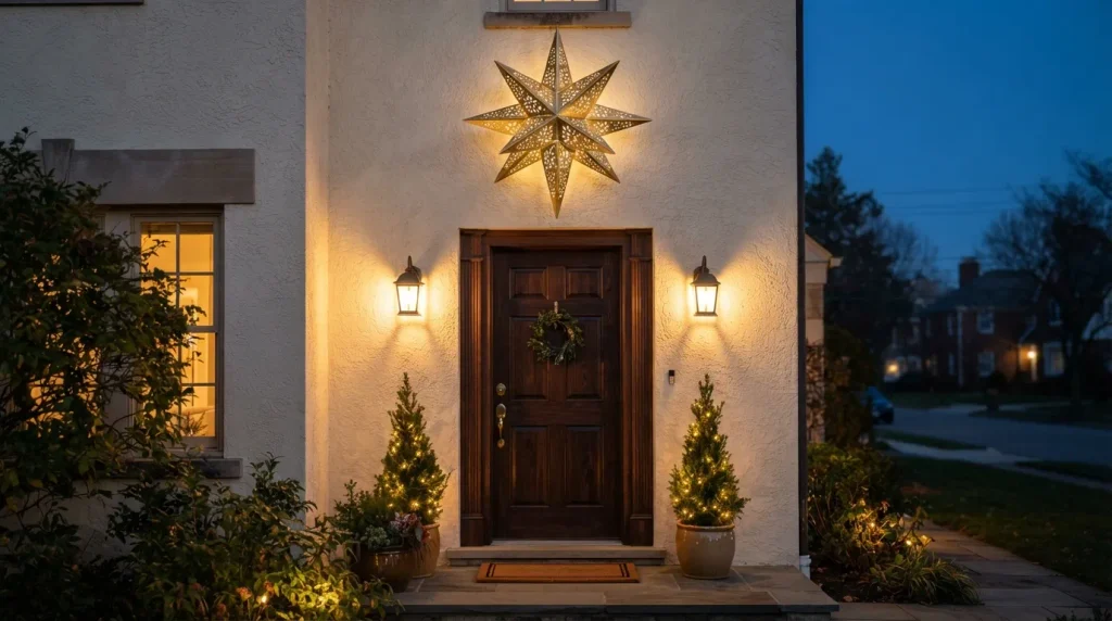 Star-Topped Entry Accent